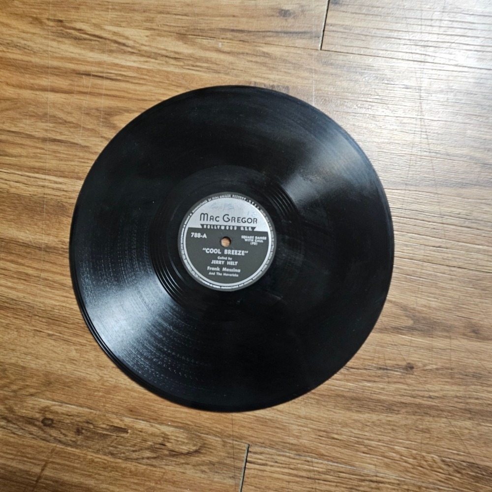 Jerry Helt, Frank Messina And Mavericks – Cool Breeze Mac Gregor 788 78RPM V+/V+